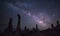 Mono Lake under Milky Way