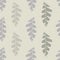 Mono print style leaves seamless vector pattern background. Textured cut out grunge foliage backdrop. Hand crafted