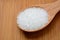 Mono-sodium glutamate in wooden spoon