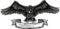 monochromatic illustration of eagle mascot grip the ribbon