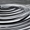 A monochromatic image of a single droplet of water creating ripples in a still pool, capturing a moment of tranquility2, Generat