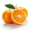 Monochromatic Orange Product Photography On White Background
