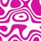 Monochromatic seamless line art pattern in fuchsia color over white background