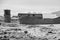 Monochrome abandoned fish factory, Luderitz