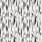 Monochrome abstract wavy spots background. Black and white irregular striped seamless pattern.