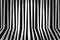 Monochrome background striped room in black and white. Vector il