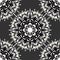 Monochrome beautiful seamless pattern. Vintage elements