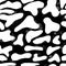 Monochrome camouflage seamless pattern. Grunge camo pattern background