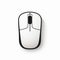 Monochrome Computer Mouse With Shadow Isolated Design Concept