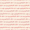 Monochrome Coral Tie-Dye Shibori Horizontal Stripes and Dots on Cream Background Vector Seamless Pattern