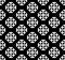 Monochrome cross pattern. Black&white vector illustration