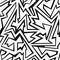 Monochrome debris seamless pattern