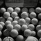 Monochrome Elegance: A Striking View of Tennis Balls in Black and White. AI Generated