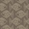 Monochrome fish Seamless Pattern