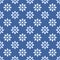 Monochrome floral octagon pattern simple geometric arrangement