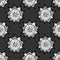 Monochrome Floral Pattern.