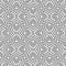 Monochrome geometric twisted seamless pattern