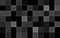 Monochrome gradient geometric square blocks. Glass texture. Abstract background