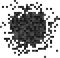 Monochrome grayscale abstract pixelated splash