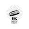 Monochrome Hotdog logo templates and badges for your design. Vector illustration