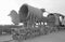 Monochrome Image of Train Cemetery at the outskirts of Uyuni Town, the High Plateau of Bolivia