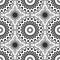 Monochrome kaleidoscope pattern