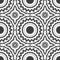 Monochrome kaleidoscope pattern