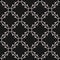 Monochrome ornamental seamless pattern. Vector mosaic texture