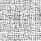Monochrome overlay texture of rough canvas fiber. Burlap seamless checkered pattern. Black and white dot lattice fabric. Vector