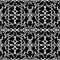 Monochrome pixels are small polygons seamless pattern