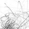 Monochrome random chaotic squiggle lines abstract artistic patte