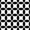 Monochrome repeating geometrical pattern - vector ellipse dot background design