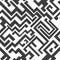 Monochrome seamless pattern