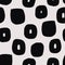 Monochrome seamless pattern, Polka Squares and cubes repeated design suitable for project such as fashion, textiles, stationary, g