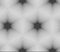 Monochrome striped hexagons forming black stars
