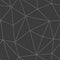 Monochrome technology triangle seamless pattern.