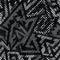 Monochrome tribal seamless pattern