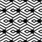 Monochrome visual abstract textured geometric seamless pattern.