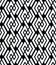 Monochrome visual abstract textured geometric seamless pattern.