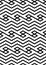 Monochrome visual abstract textured geometric seamless pattern.