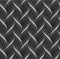 Monochrome waves  seamless pattern. Weave braids texture on dark background. Textile printing design template eps10