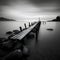 Monochrome Whispers: Long Exposure of the Pier\\\'s Essence