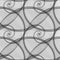 Monochrome wired spiral pattern fractal