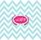 Monogram chevron preppy pattern pink blue white