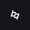 Monogram infinity letter bq logo icon vector template