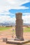 Monolith at ruins of Tiwanaku, Bolivia