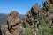 Monolithic rocks of Pinnacles National Park