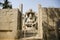 Monolithic statue of Lakshmi Narasimha Hampi in India