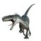 Monolophosaurus dinosaur isolated on transparent