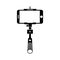 Monopod selfie stick icon, self portrait. Creative illustration of monopod selfie stick with empty phone mobile screen isolated